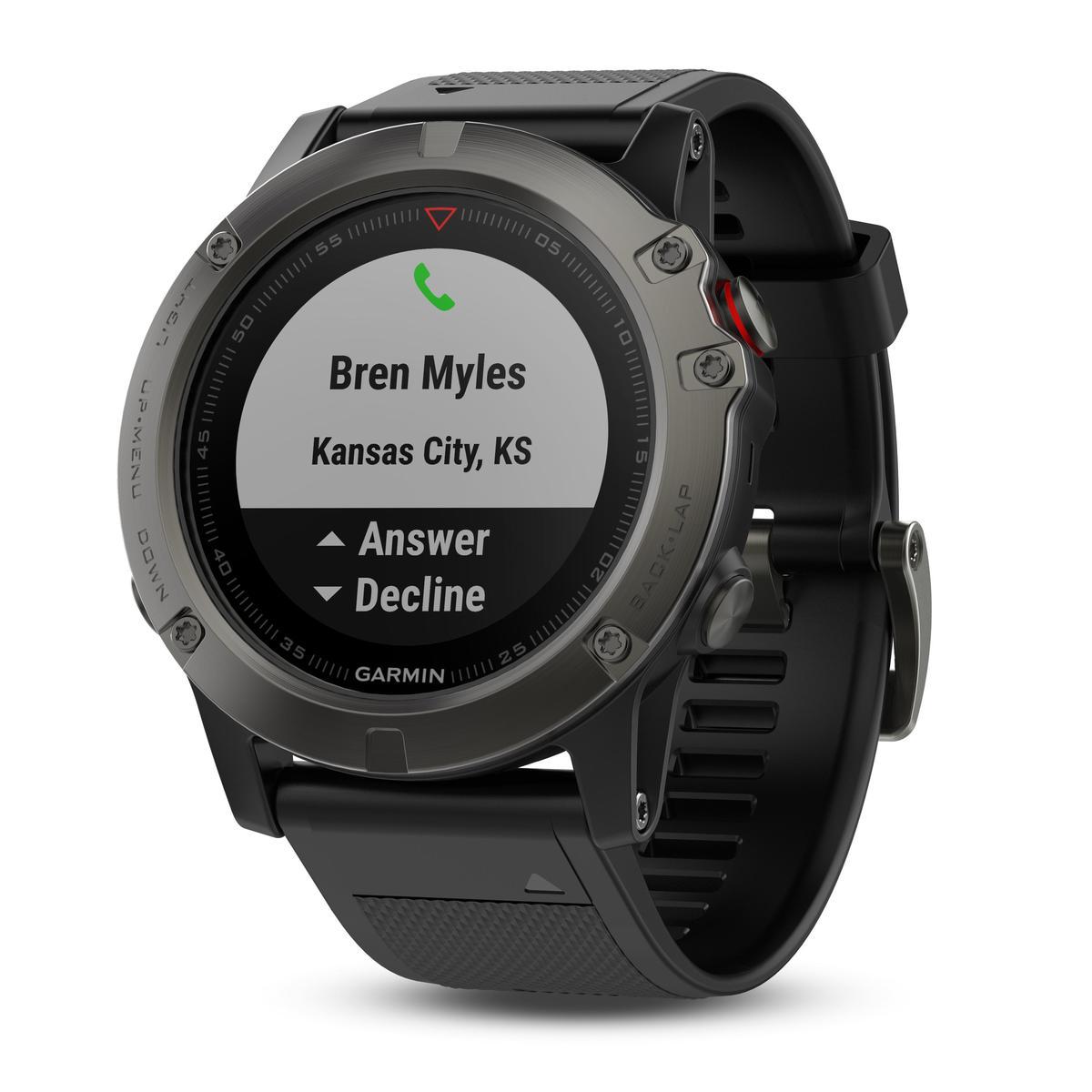 Orologio Garmin Fenix 5X Sapphire Gray uomo 51mm GPS cartografico cardio da polso 010-01733-01-2b Gioielli