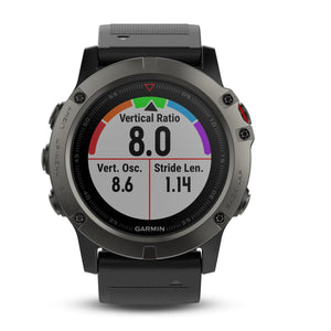 Orologio Garmin Fenix 5X Sapphire Gray uomo 51mm GPS cartografico cardio da polso 010-01733-01-2b Gioielli