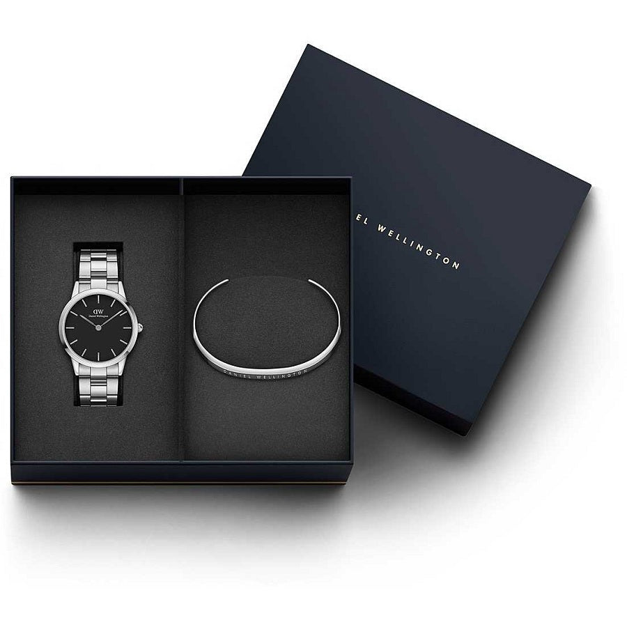 Combo Orologio DW Iconic Link 40mm + Bracciale Classic Large DW00500873-2b Gioielli