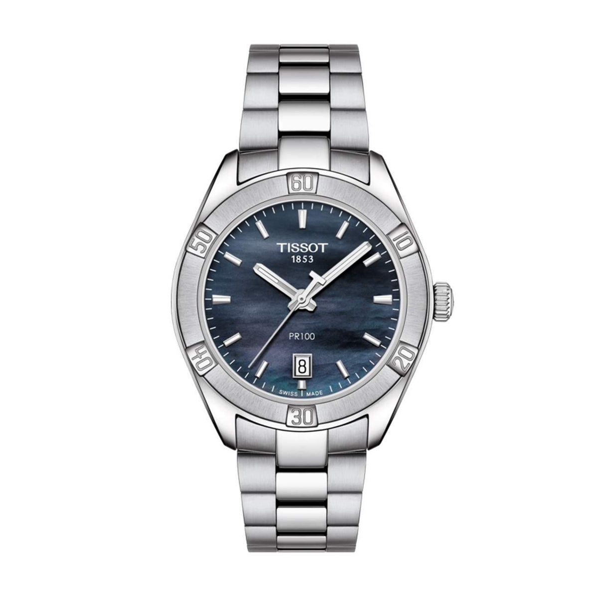 Orologio Tissot PR100 Sport Chic T101.910.11.121.00 donna 36mm nero-2b Gioielli