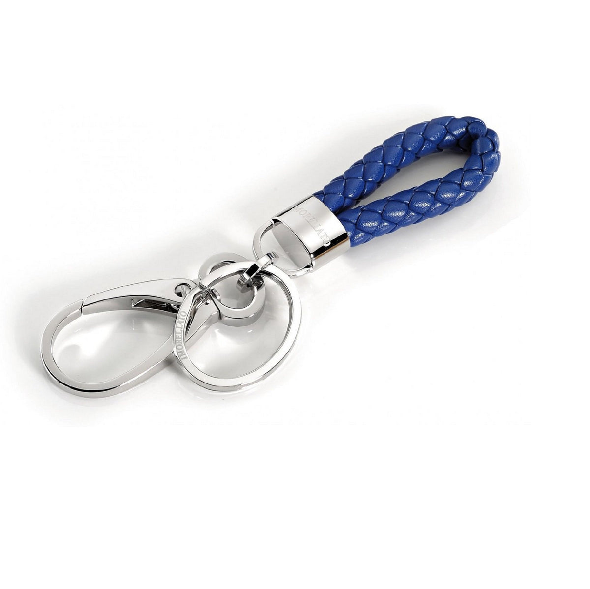 Portachiavi Morellato SU0701 uomo cuoio blu-2b Gioielli