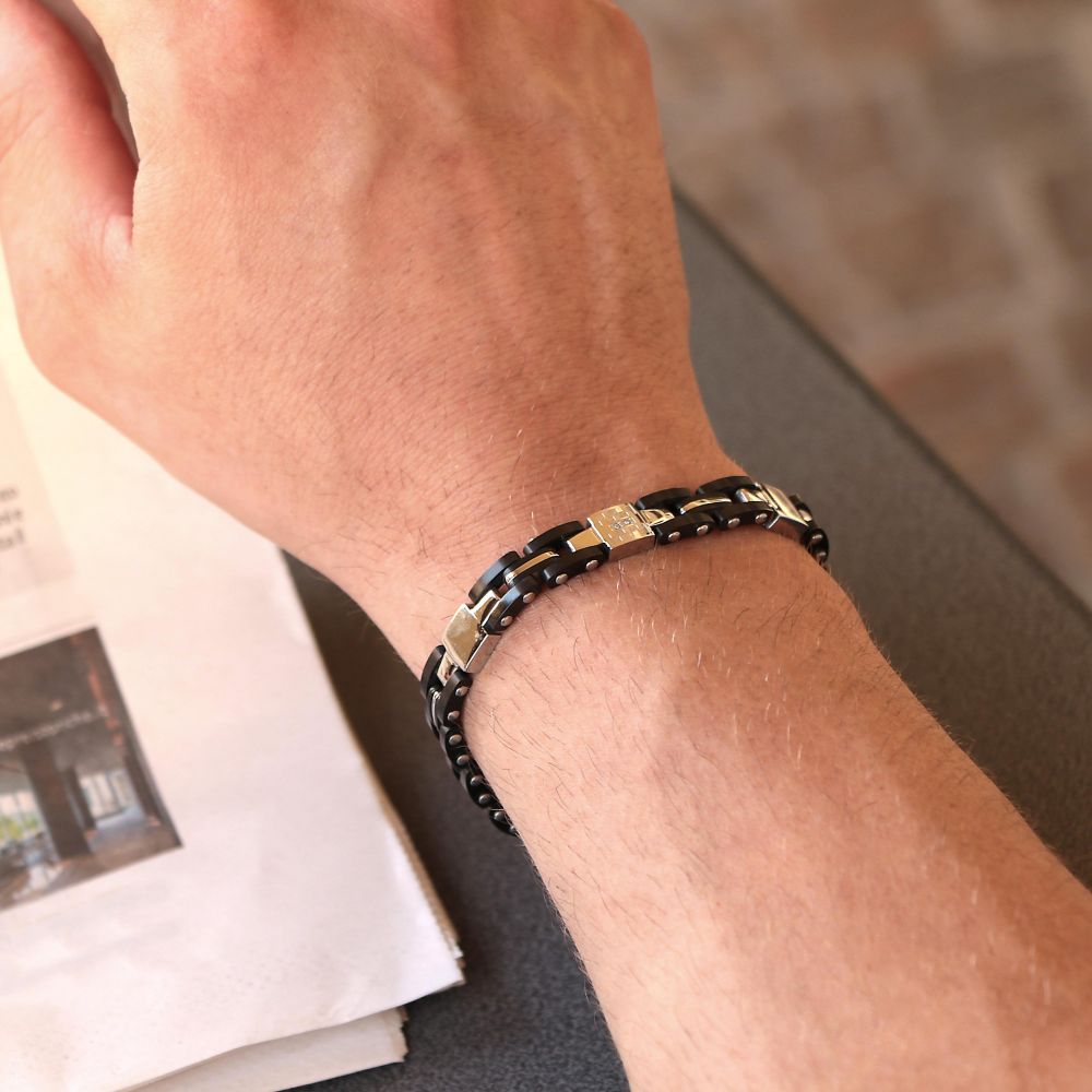 Bracciale Morellato Motown SALS21 uomo-2b Gioielli